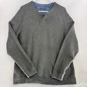 Tommy Bahama Mens Reversible Flipside 100% Cotton V-Neck Pullover Sweater Size S